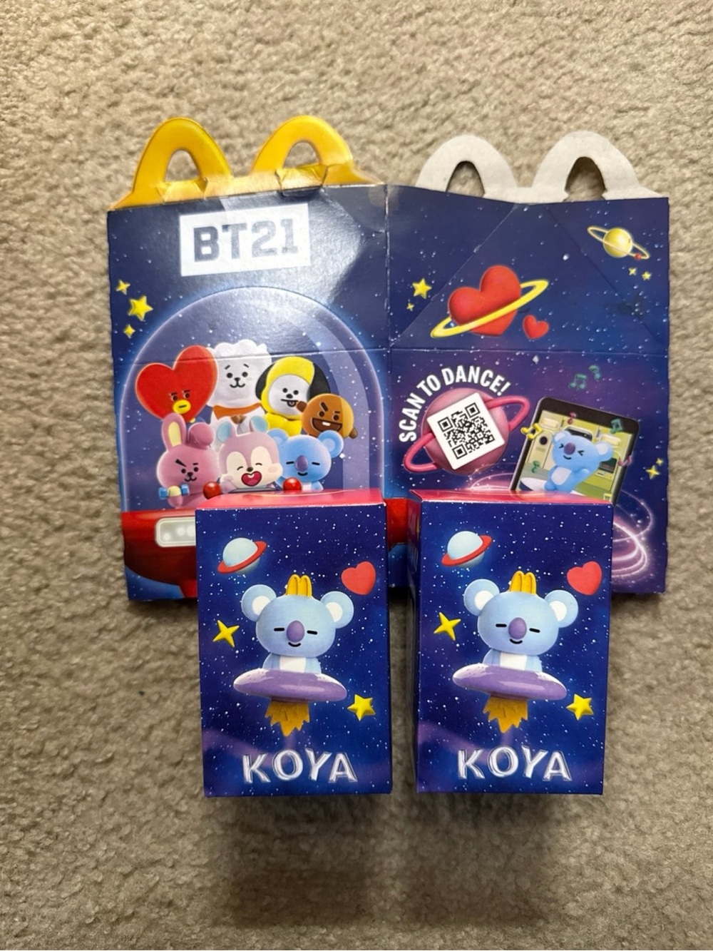 McDonald’s BT21 Happy Meal Toy (Bundle of 2)